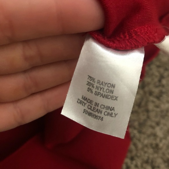 NWOT Boston Proper Skirt Bright Red Mini Chic - Picture 6 of 11